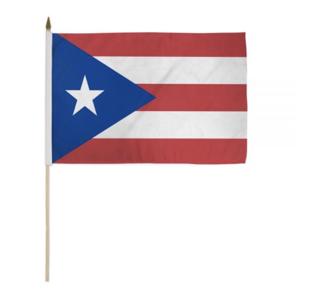 Puerto Rico Bandera De Palo<br/>Quantity Available:10 dz 