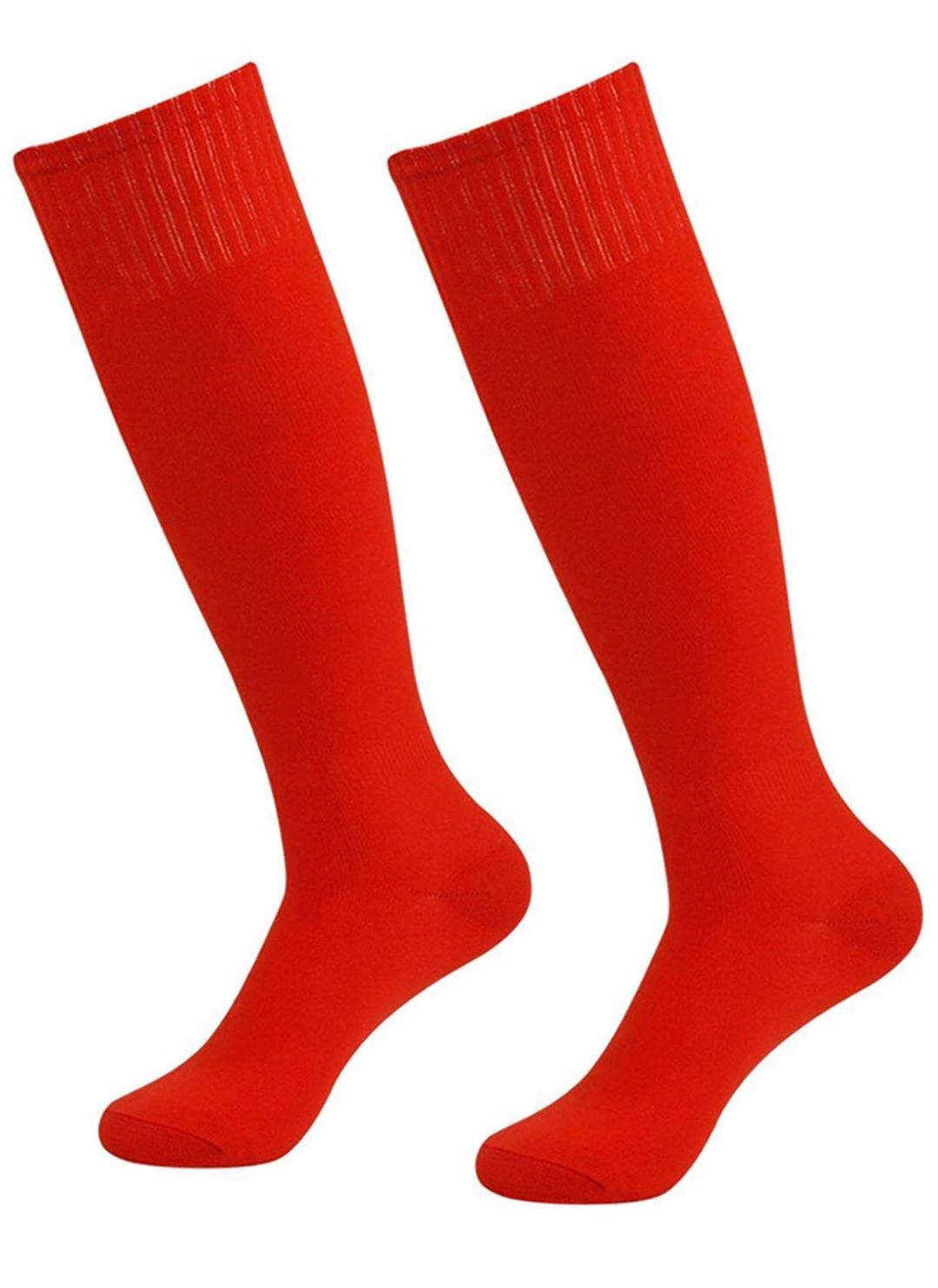 Red Plain Soccer Sock<br/>Quantity Available:sold out 