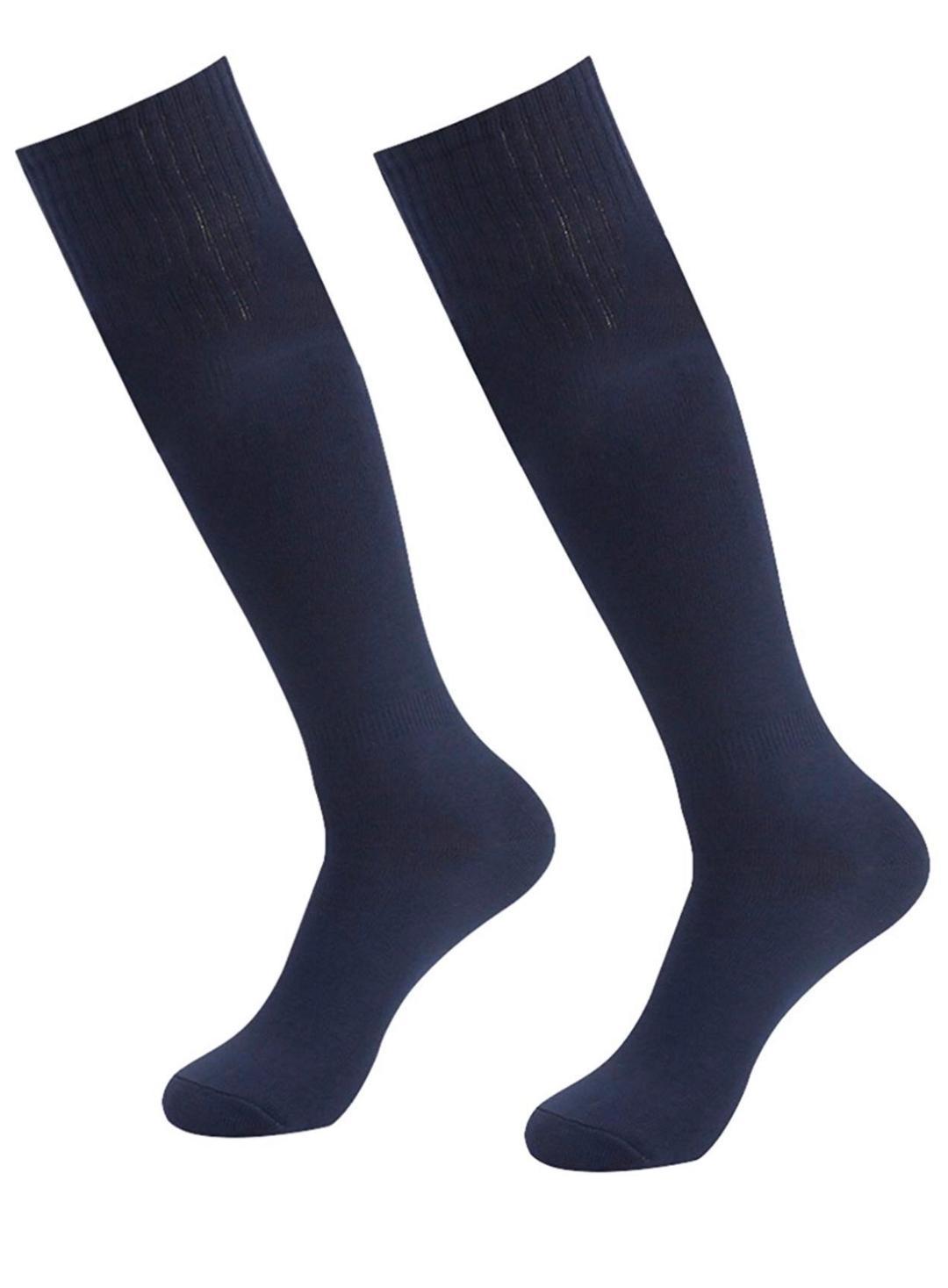 Navy Blue Plain Soccer Sock<br/>Quantity Available:42 dz 