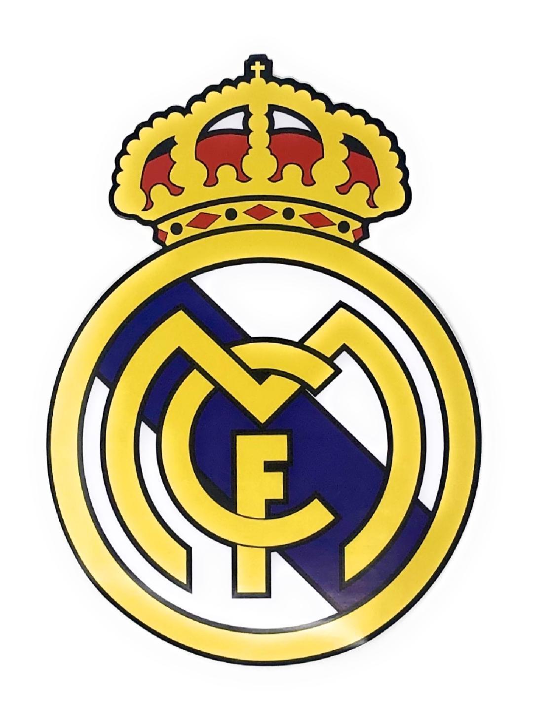 8*6 Real Madrid Peel Off Sticker Individual<br/>Quantity Available:50 pcs 