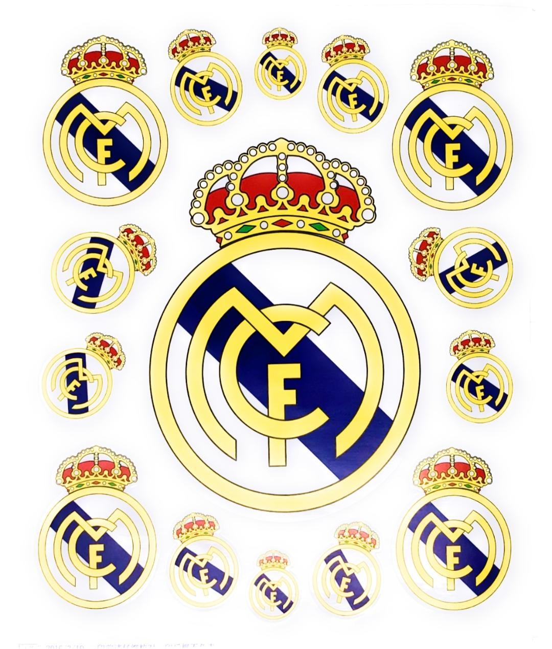 Real Madrid 15 Stickers<br/>Quantity Available:70 pcs 