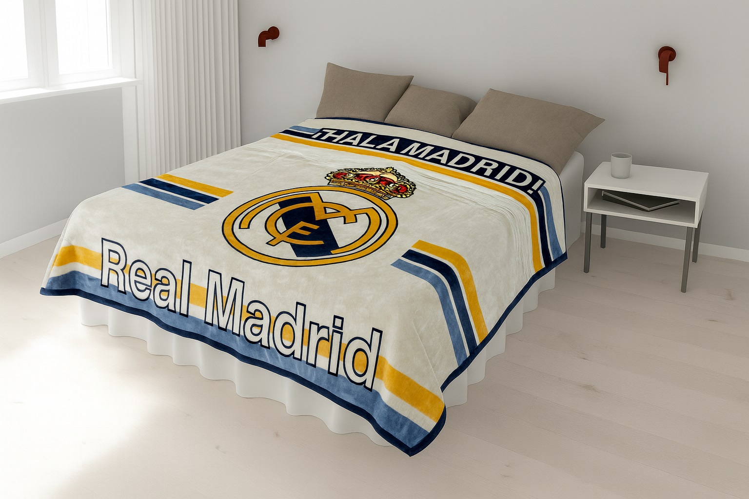 79*96 Club Real Madrid Blanket<br/>Quantity Available:150 pcs 