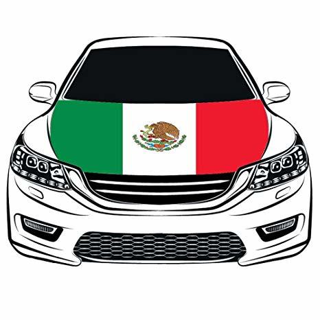 Mexico Car Hood Flag(FITS MOST CARS)<br/>Quantity Available:5 pcs 
